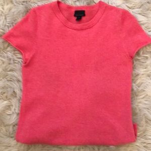 Jcrew Cashmere shirtsleeve sweater